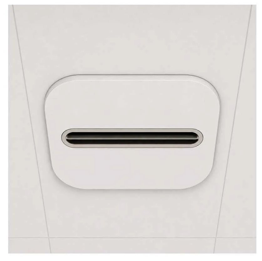 airable tile flush against a ceiling